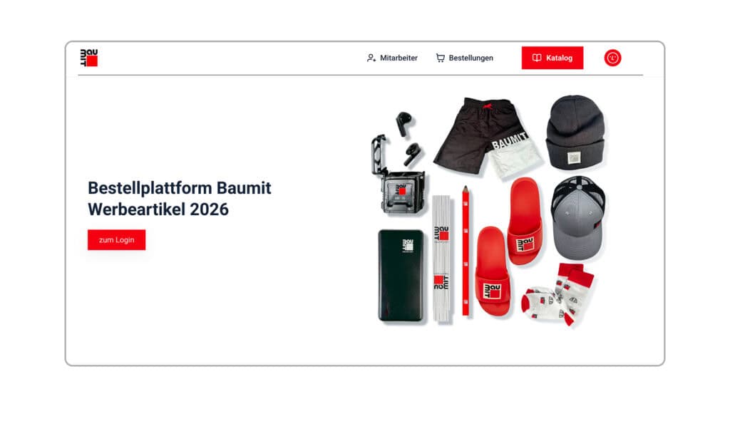 Tools for Baumit orders and construction projects.